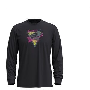 SMARTWOOL 90s Shred Graphic Long Sleeve Tee - Unisex Black / S